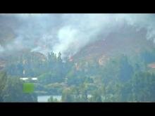 Embedded thumbnail for 25 incendios forestales se encuentran activos en Chile 