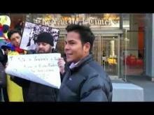 Embedded thumbnail for Venezolanos protestaron contra el &amp;quot;New York Times&amp;quot;