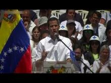 Embedded thumbnail for Guaidó advierte a las FF.AA.: &amp;quot;7 días para que ingrese ayuda humanitaria&amp;quot;